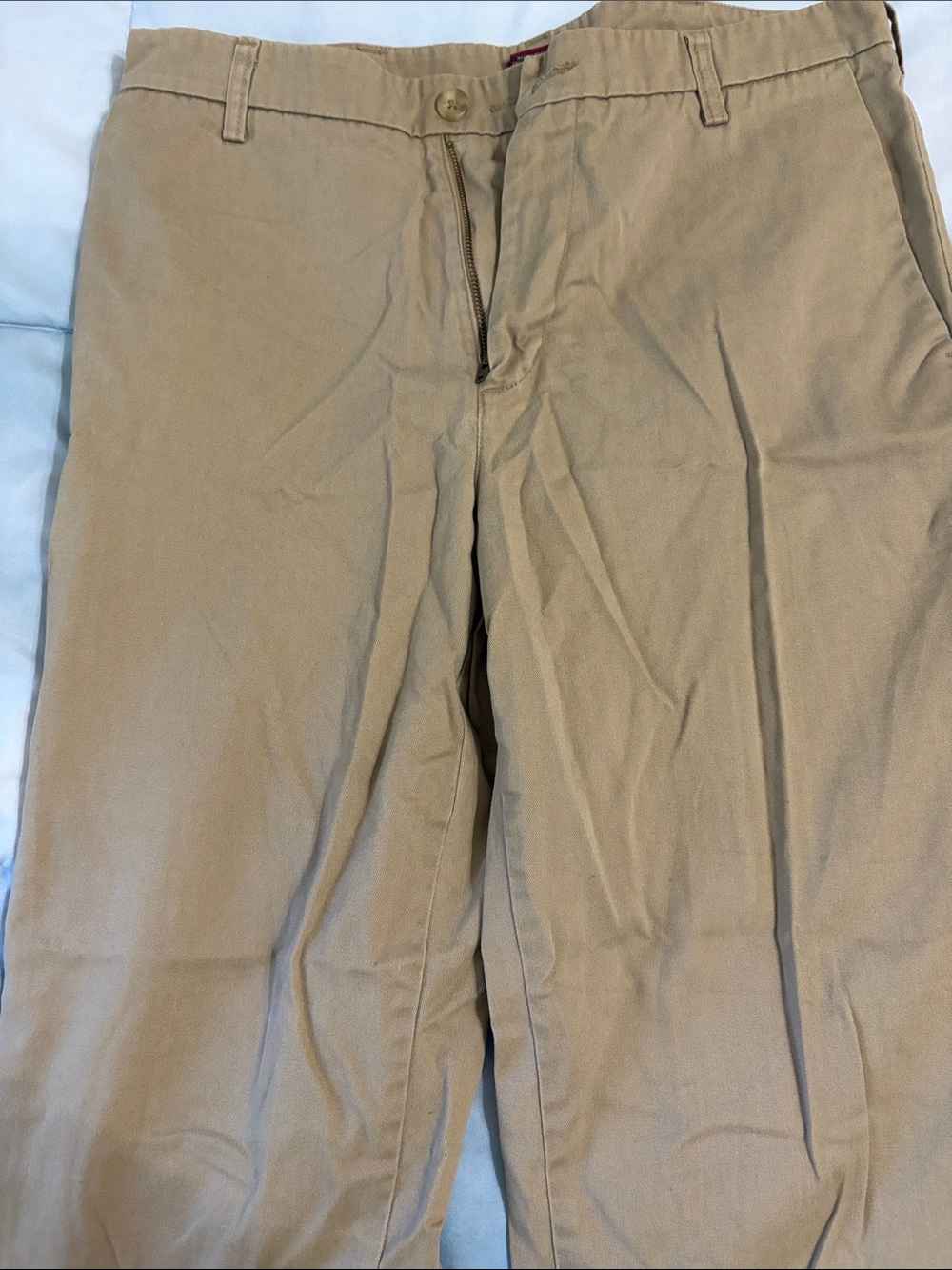 Men's Khaki Chino Pants - Classic Fit